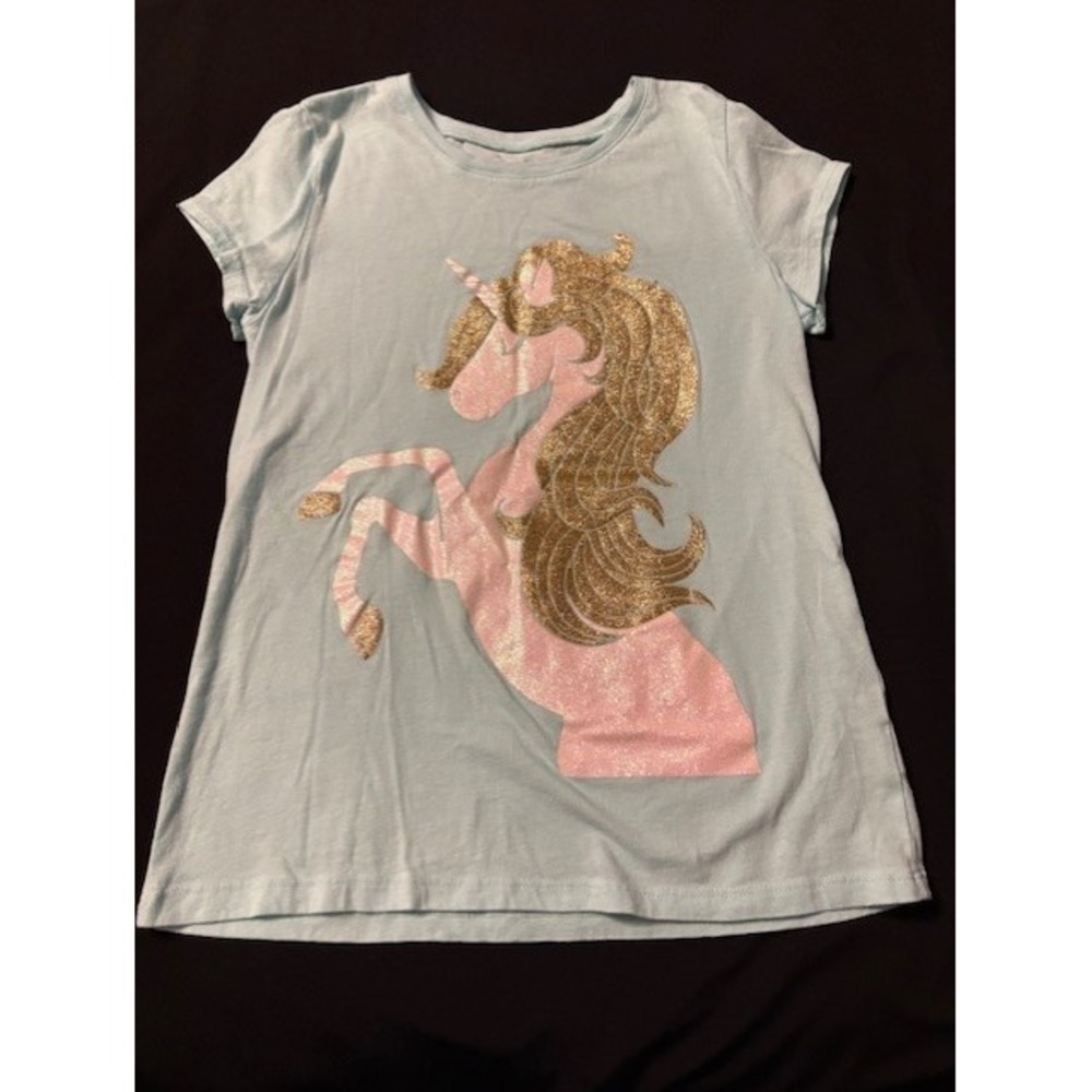 Childrens place girls size 10/12 Unicorn tee